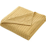 Couverture de lit en coton gaufré à carreaux pour l'été - Vignette | Home Cozy Nest