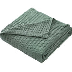 Couverture de lit en coton gaufré à carreaux pour l'été - Vignette | Home Cozy Nest