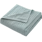 Couverture de lit en coton gaufré à carreaux pour l'été - Vignette | Home Cozy Nest