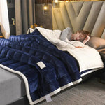 Thick Lamb Cashmere Bedspread - Vignette | Home Cozy Nest