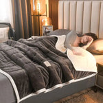 Thick Lamb Cashmere Bedspread - Vignette | Home Cozy Nest