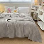 Soft and Breathable Waffle Cotton Blanket - Vignette | Home Cozy Nest