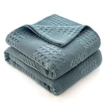 Soft and Breathable Waffle Cotton Blanket - Vignette | Home Cozy Nest