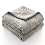 Soft and Breathable Waffle Cotton Blanket - Vignette | Home Cozy Nest