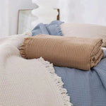 Couverture - En coton doux de couleur unie - Vignette | Home Cozy Nest