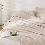 Couverture - En coton doux de couleur unie - Vignette | Home Cozy Nest