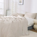 Couverture - En coton doux de couleur unie - Vignette | Home Cozy Nest