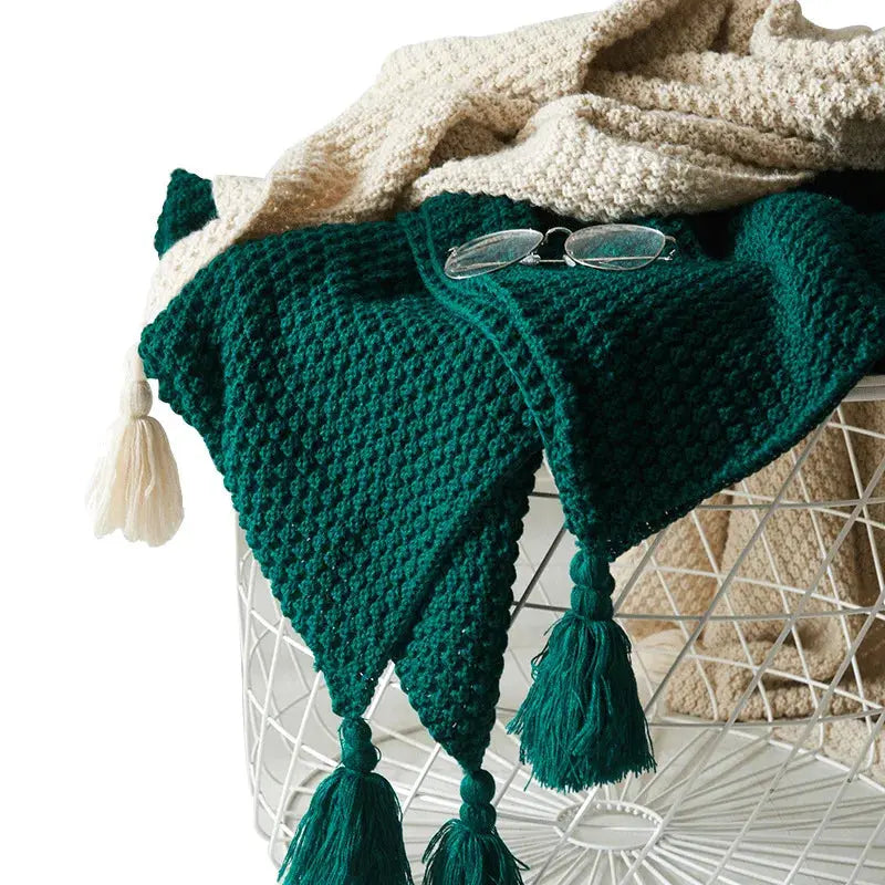Couverture en laine nordique super chaude