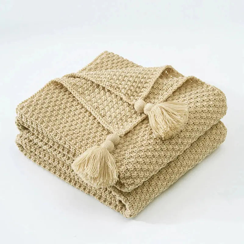 Couverture en laine nordique super chaude