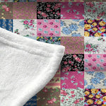Couverture patchwork- Floral - Vignette | Home Cozy Nest