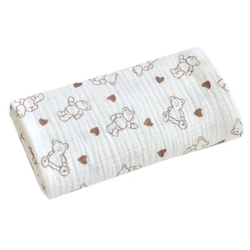 Couverture enveloppante pour bébé ours
