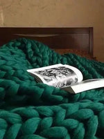 Large knit blanket - Vignette | Home Cozy Nest