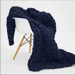 Large knit blanket - Vignette | Home Cozy Nest