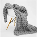 Large knit blanket - Vignette | Home Cozy Nest