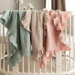 100% Organic Cotton Baby Blanket - Vignette | Home Cozy Nest
