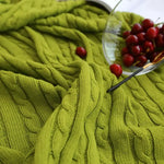 Couverture tricotée 100% coton - Vignette | Home Cozy Nest