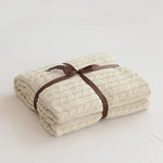 Couverture tricotée 100% coton - Vignette | Home Cozy Nest