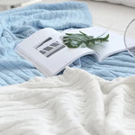Couverture tricotée 100% coton - Vignette | Home Cozy Nest
