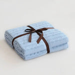 Couverture tricotée 100% coton - Vignette | Home Cozy Nest