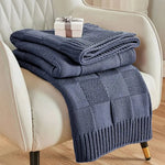 Knitted Blanket - Wool - Vignette | Home Cozy Nest