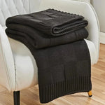 Knitted Blanket - Wool - Vignette | Home Cozy Nest
