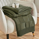 Knitted Blanket - Wool - Vignette | Home Cozy Nest