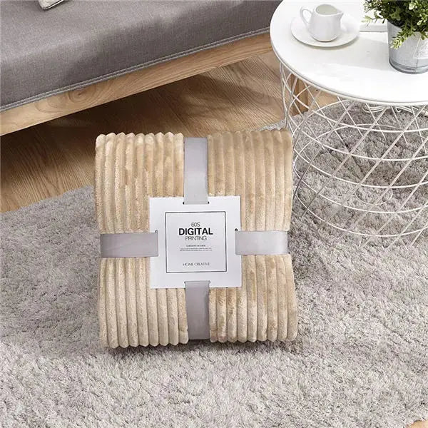 Couvertures matelassées super douces pour lits khaki