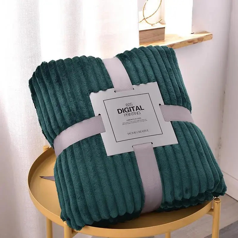 Couvertures matelassées super douces pour lits vert