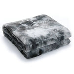 Lamb Faux Fur Fleece Blanket - Vignette | Home Cozy Nest