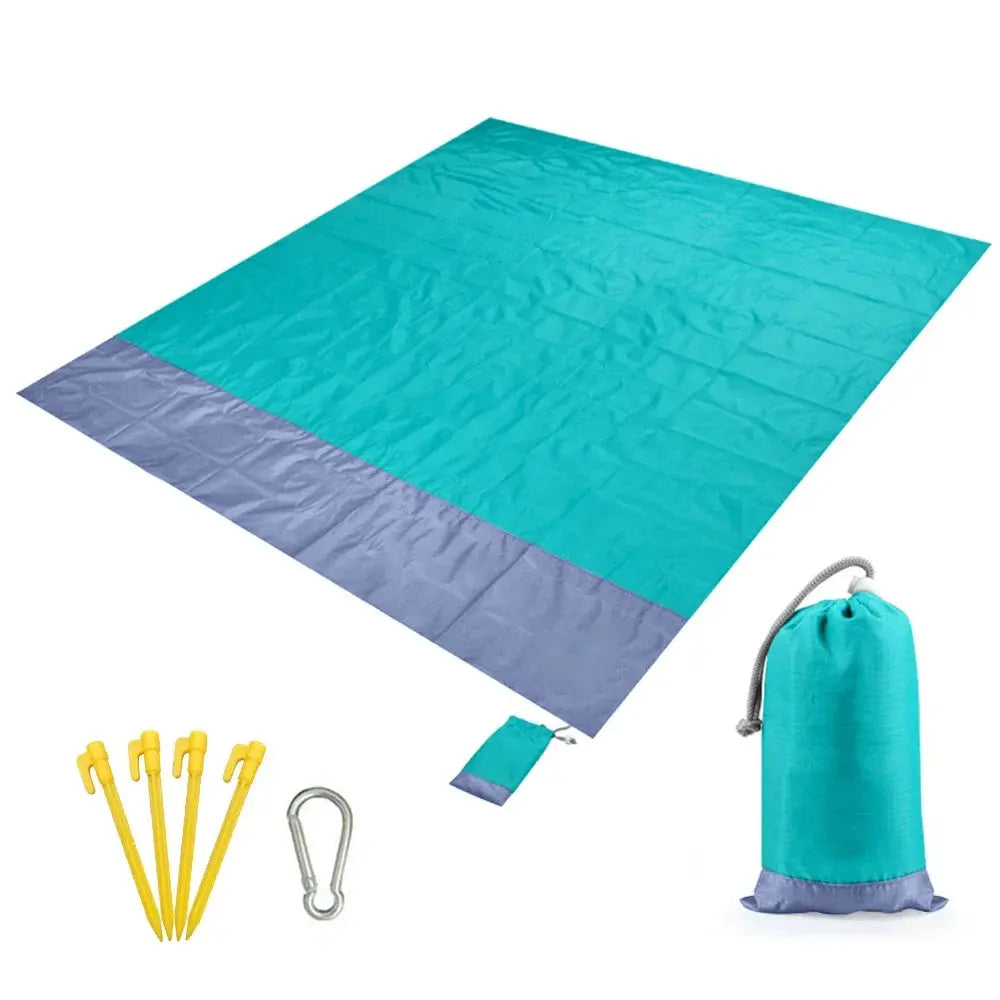 couverture de plage imperméable aqua