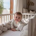 Tour de lit tressé pour bébé - Vignette | Home Cozy Nest